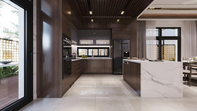 Thiết kế nội thất phòng bếp hiện đại