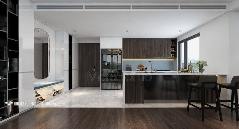Thiết kế nội thất phòng bếp hiện đại