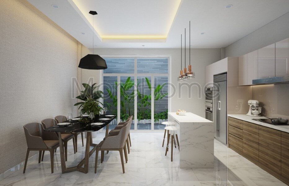 Thiết kế nội thất phòng bếp hiện đại