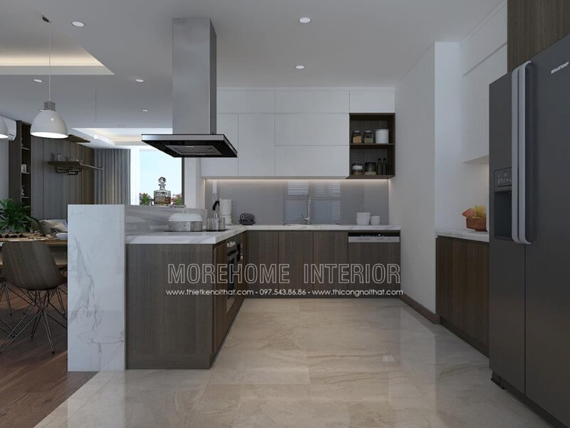 Thiết kế phòng bếp hiện đại
