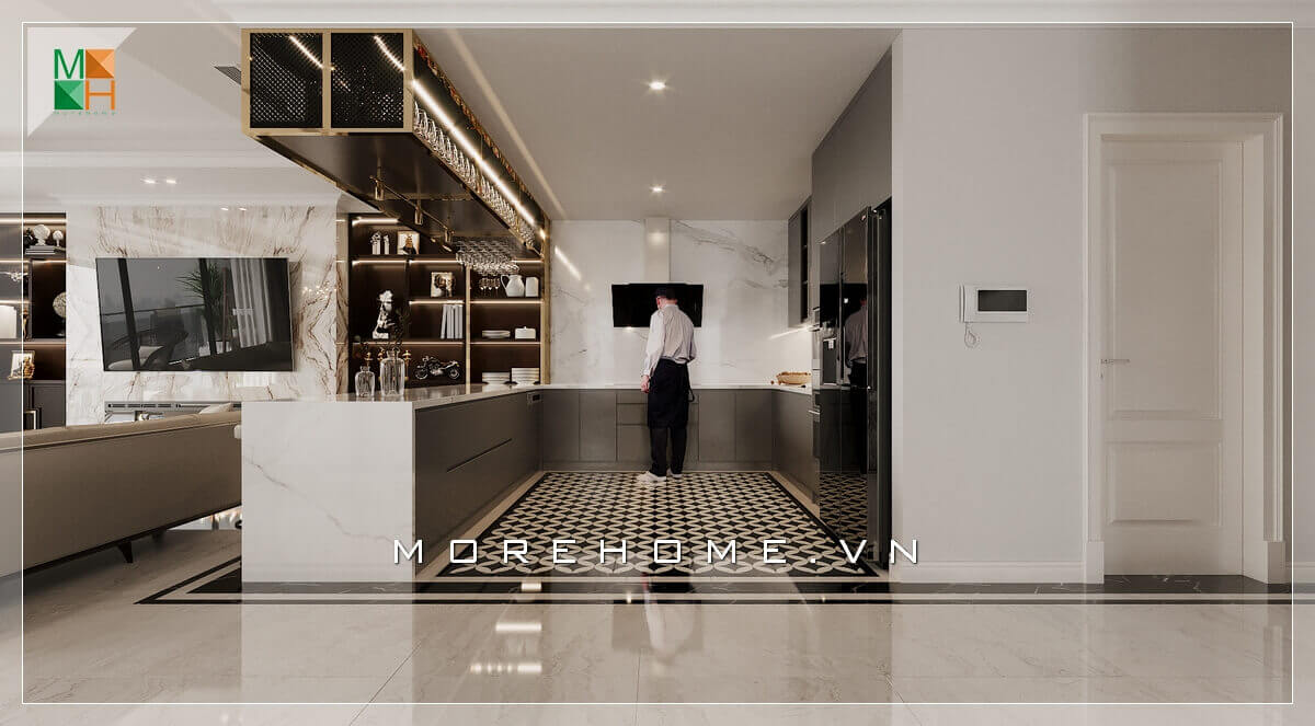 Thiết kế phòng bếp hiện đại