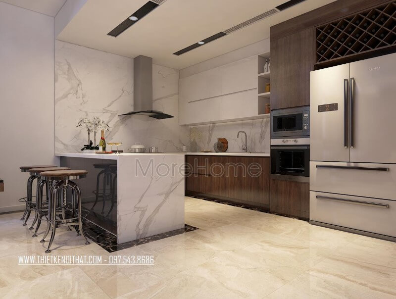 Thiết kế phòng bếp hiện đại