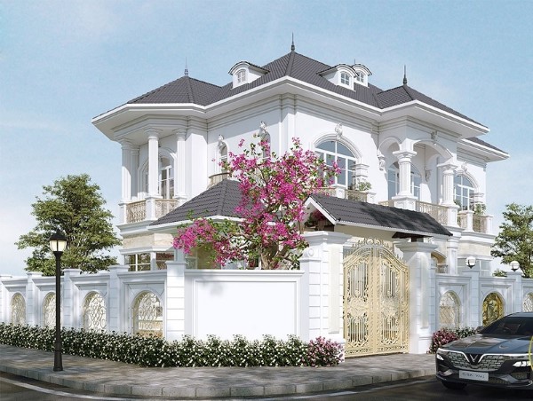 Thiết kế biệt thự vườn 2 tầng