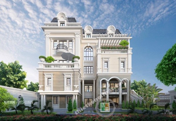 Thiết kế biệt thự vườn 400m2