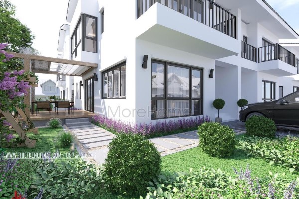 Thiết kế biệt thự vườn 400m2