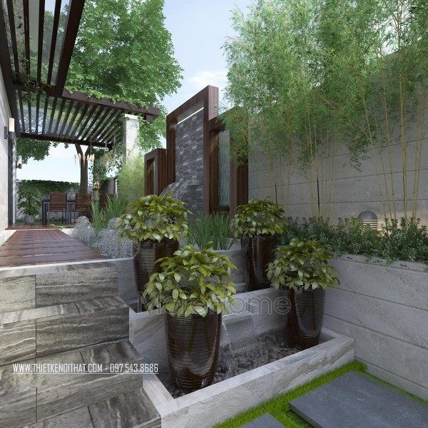 Thiết kế biệt thự vườn 400m2