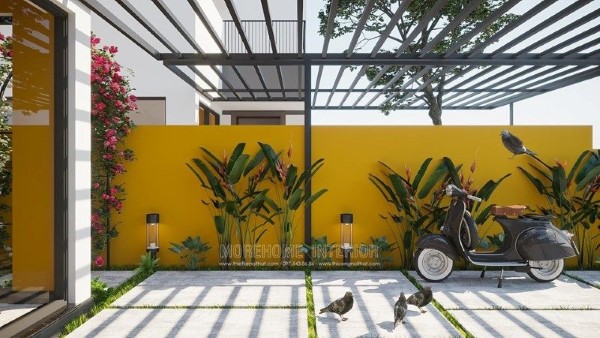 Mẫu thiết kế biệt thự vườn 1 tầng
