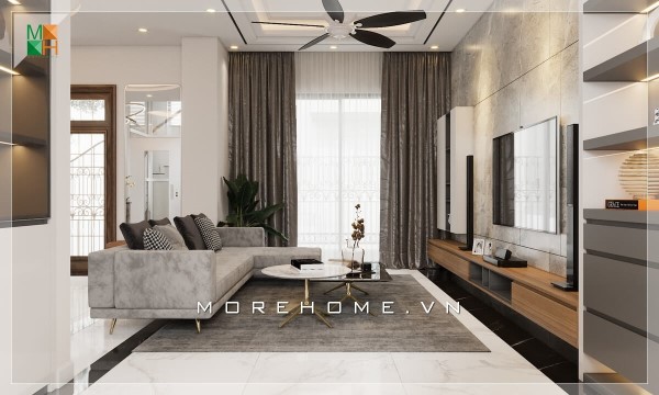 Mẫu thiết kế biệt thự vườn 1 tầng