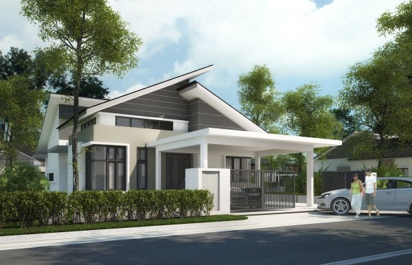 Mẫu thiết kế biệt thự vườn 1 tầng