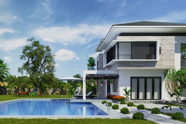 Thiết kế biệt thự vườn 250m2