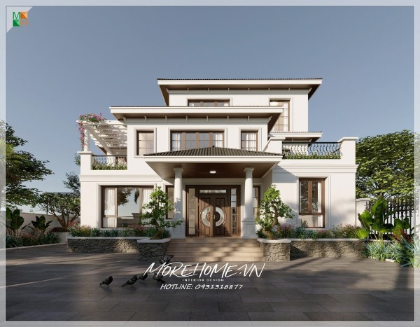 Thiết kế biệt thự vườn 250m2