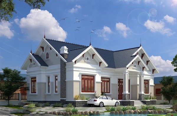 Thiết kế biệt thự vườn 4 phòng ngủ